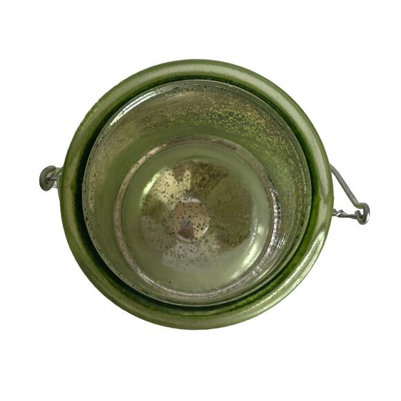 5" Green Mercury Glass Candle Holder Christmas Decoration Gift item - Picture 5 of 6